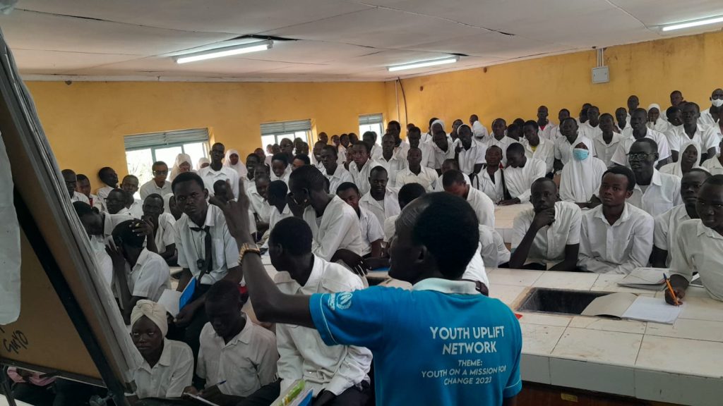Youth Upliftplift Network Presenting Form 4 motivational Talk to Form Fours at Somali Bantu Secondary School- Kakuma Refugee Camp